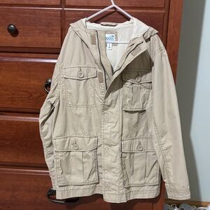 Old Navy Kids Beige Hooded Jacket